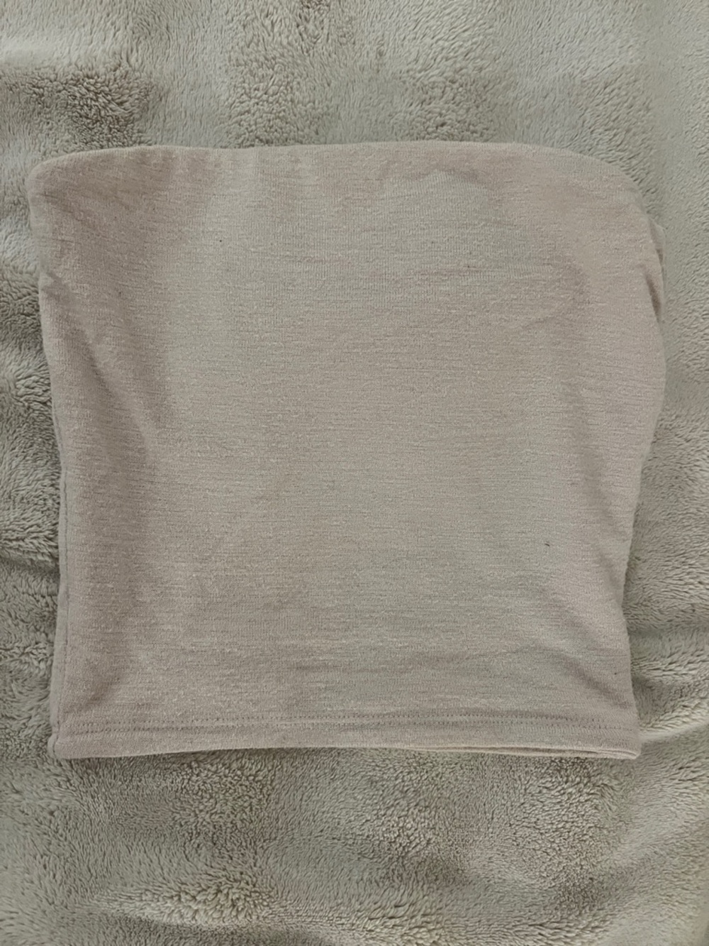 Aritzia wilfrid Light Beige Strapless Bandeau Top